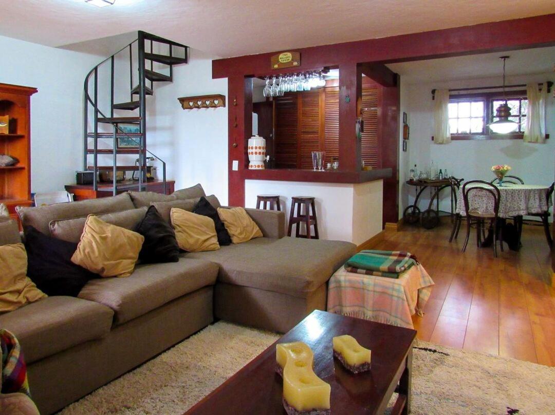 Chale Com Lareira E Wi-Fi Em Campos Do Jordao - Sp Villa Екстериор снимка