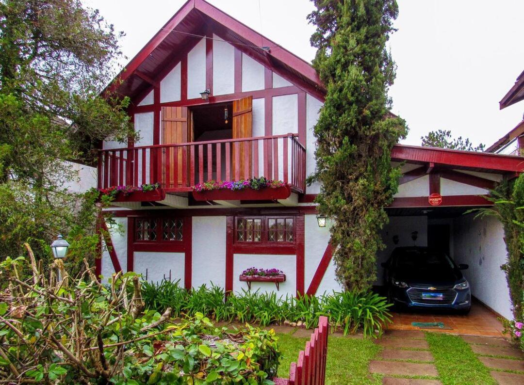 Chale Com Lareira E Wi-Fi Em Campos Do Jordao - Sp Villa Екстериор снимка