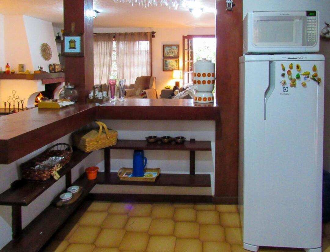 Chale Com Lareira E Wi-Fi Em Campos Do Jordao - Sp Villa Екстериор снимка